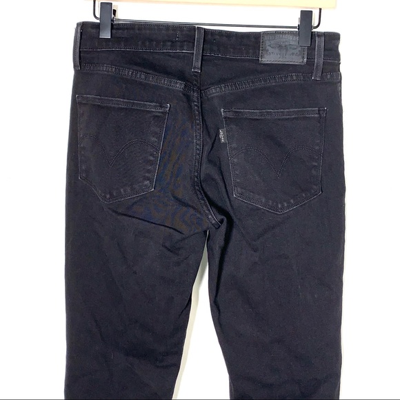 Levi’s black mid rise skinny jeans - Picture 5 of 6